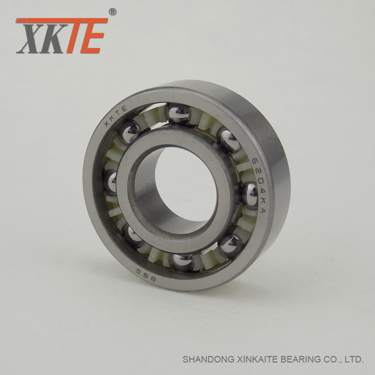 PA66 GF30 Cage Bearing For Mining Conveyor Idler Roller