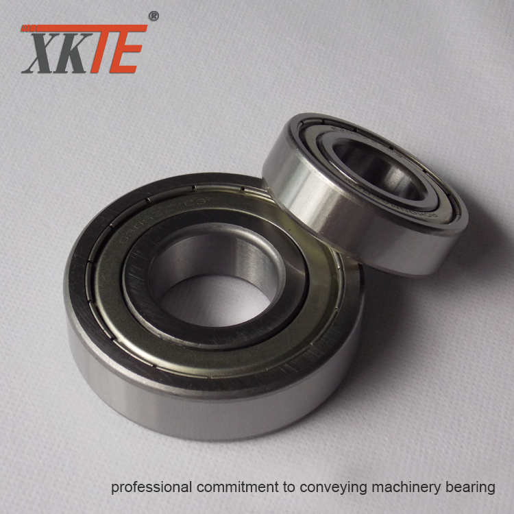 Transportör Idler Parts Iron Shielded Bearing 6204 ZZ